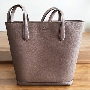 Kate Spade Glittering Pink Blush Tote ‼️Matching wallet arriving next week‼️